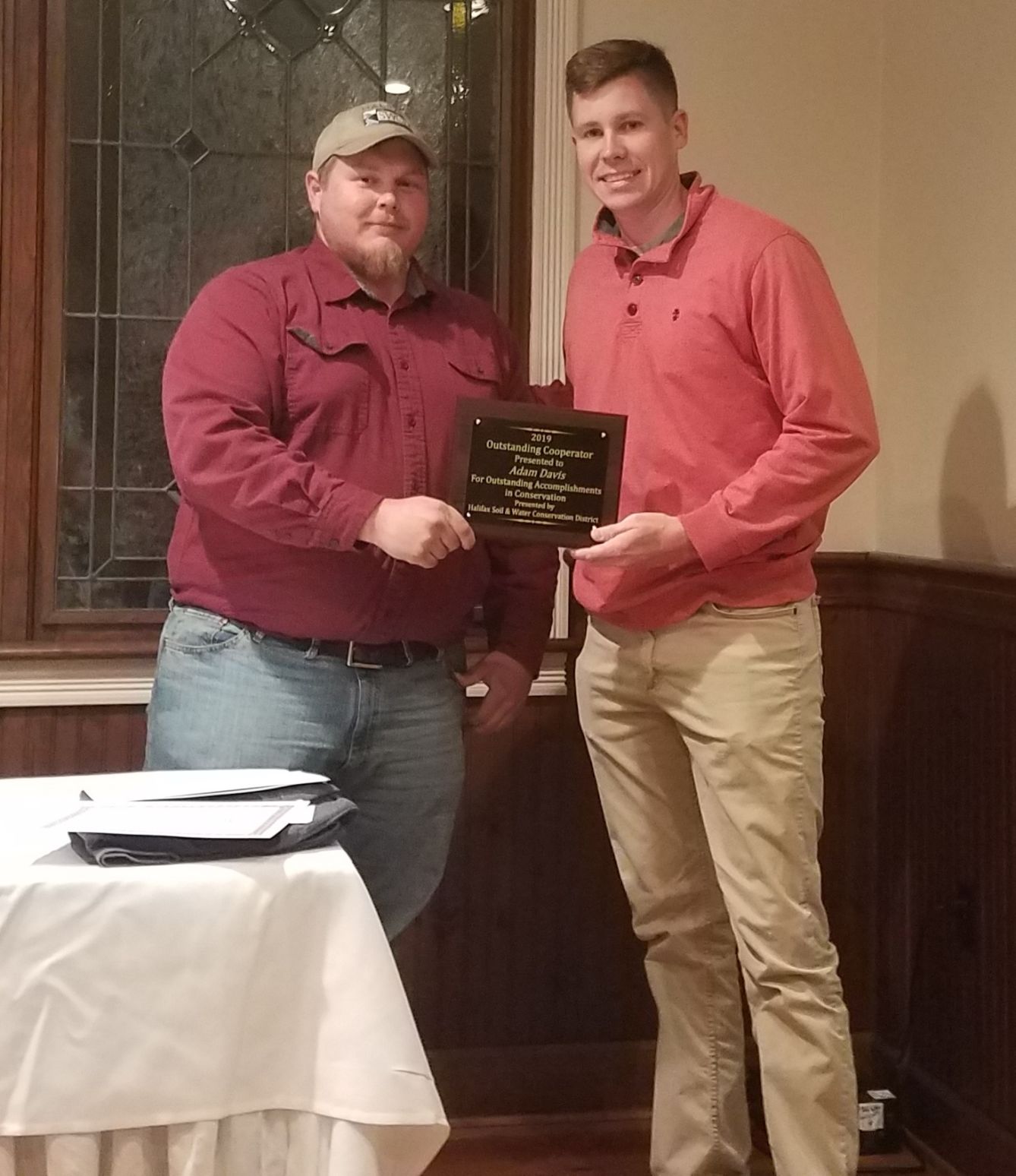 Outstanding cooperator award